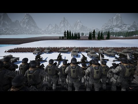 Military Fort Attacked By 2,000,000 Zombies! Ultimate Epic Battle Simulator 2 | UEBS 2