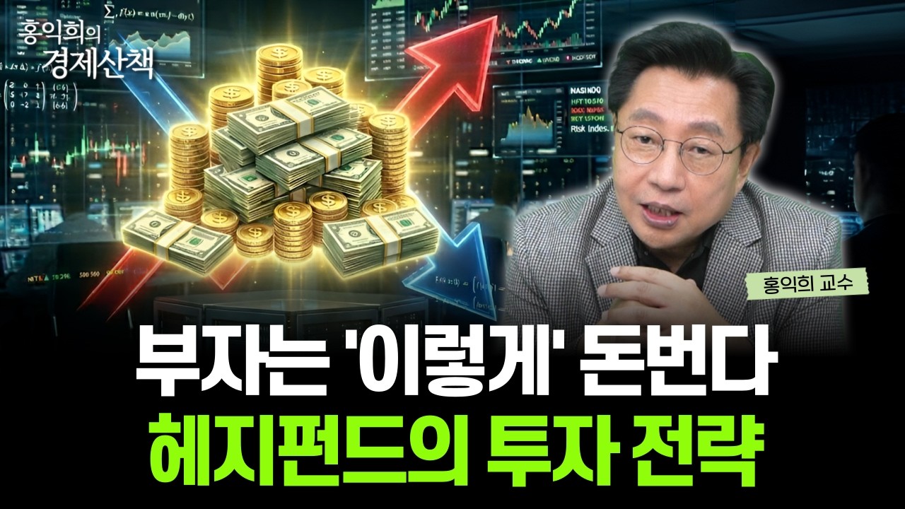 "주식시장에 추세란 없다?" 헤지펀드는 '이렇게' 투자해서 부를 늘립니다 | 홍익희 교수