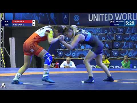 Qual. WW - 50 kg: R. ZIBEROVA (BUL) v. V. APALONIK (BLR)