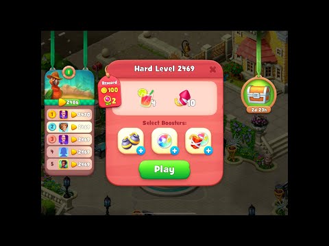 Gardenscapes Level 2469