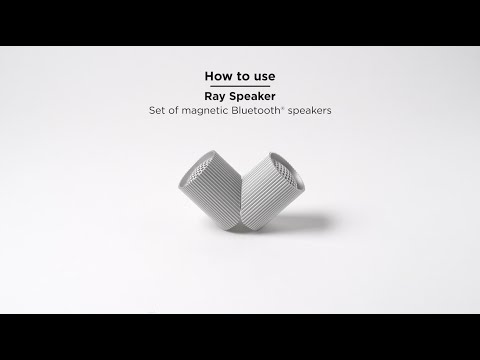 Lexon - How to use our set of Bluetooth® speakers Ray Speaker