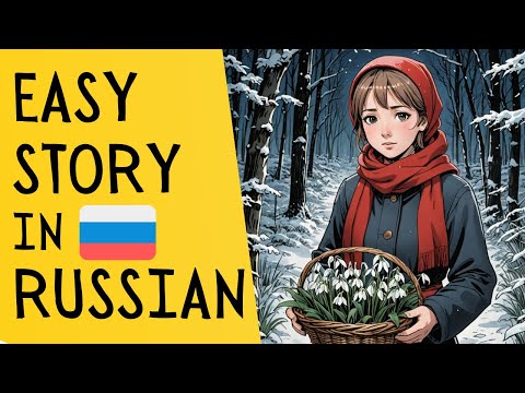 The Story of '12 Months' | Slow Russian with Visuals 🌸❄️