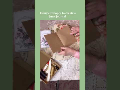 quick and easy envelope junk journal DIY @yesterdaystomorrows