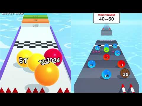 🆚 BALL RUN 2048 vs CALCULATE BALL All Levels Gameplay Walkthrough iOS 4