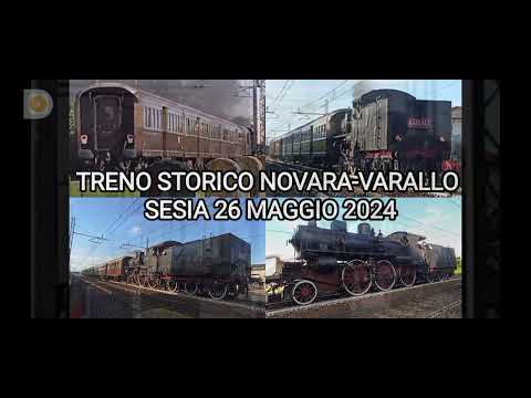 Treno storico a Novara