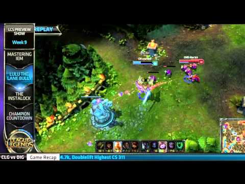 Pre-Show of S4 EU LCS Spring split 2014 week 9! Analysis, Big plays, Highlights!