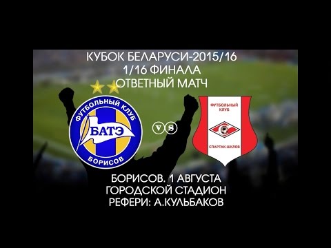 01.08.2015_БАТЭ (Борисов) - Спартак (Шклов). Кубок Беларуси 2015-16. Ответный матч