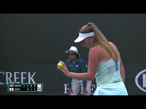 Heath Gemma v Sato Naho - 2018 Melbourne