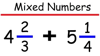 Download the video "Adding Mixed Numbers with Unlike Denominators"
