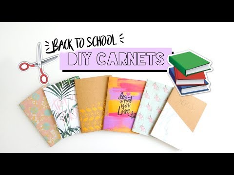 DIY customisation CAHIERS 📚 - BACK TO SCHOOL 2017