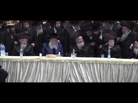 Bobover Rebbe At Karlin Stolin Wedding - Kislev 5783