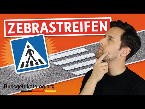 Zebrastreifen leicht gemacht 🦓: Was gilt am Fußgängerüberweg? - Verkehrsschilder lernen