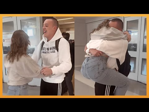 LONG DISTANCE RELATIONSHIP COUPLES MEETING FOR THE FIRST TIME !