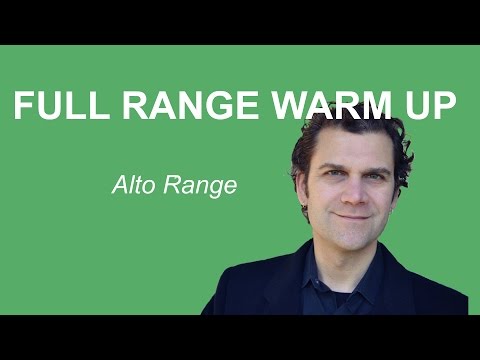Singing Warm Up - Full Range Alto
