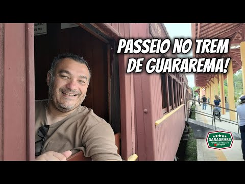 PASSEIO DE TREM EM GUARAREMA!