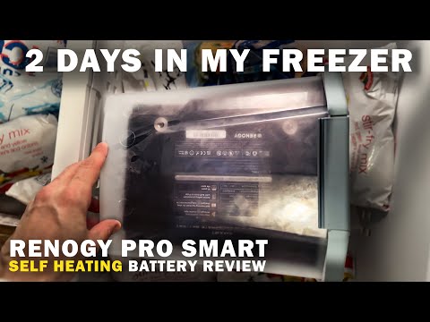 Renogy Self Heating Battery Review - Freeze Test
