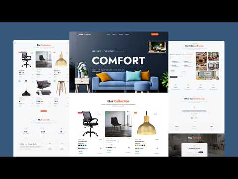 Build & Deploy Modern Luxe Furniture Website with React, Next.js, Tailwind CSS, Shadcn UI