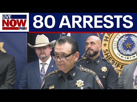Video | 80 arrests made in Harris County, TX warrant roundup