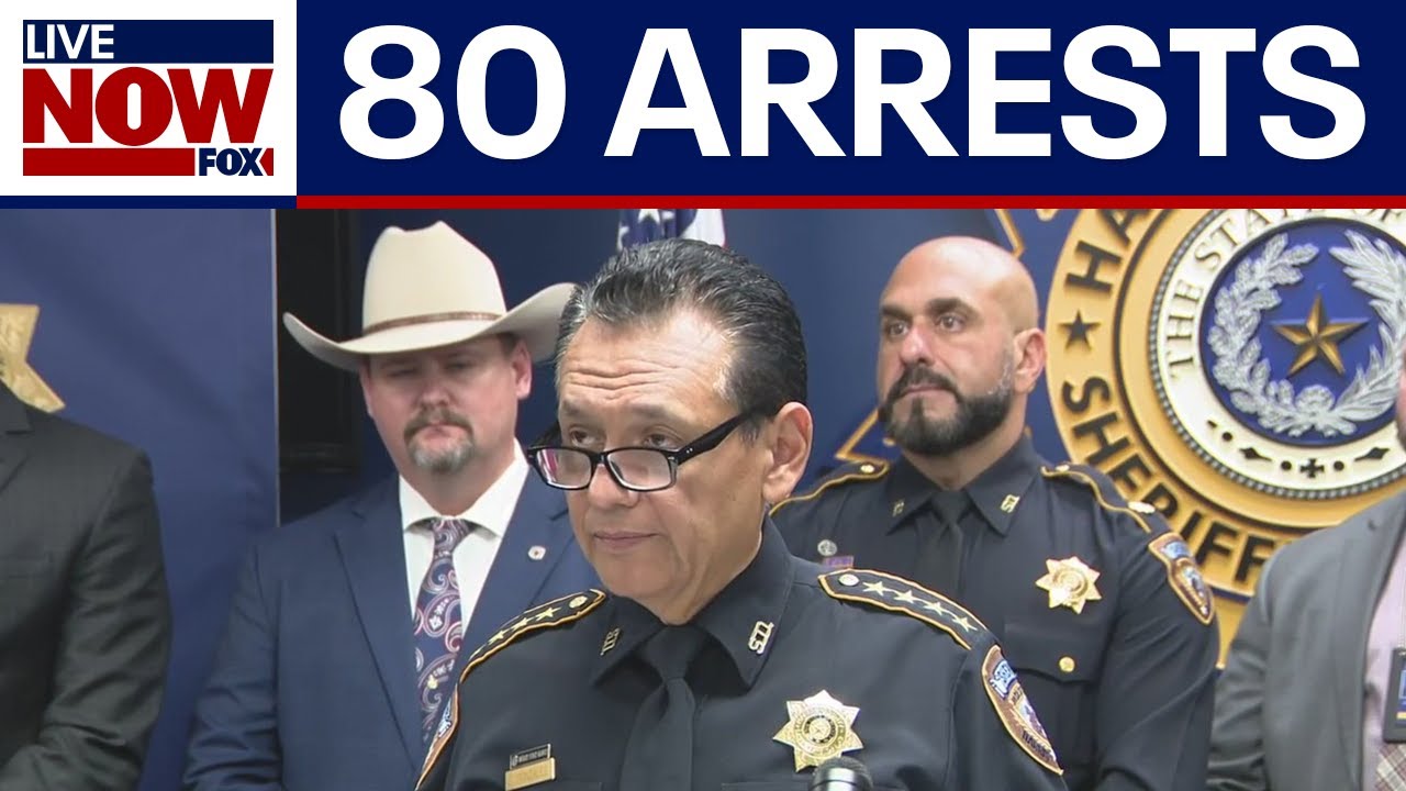 80 arrests made in Harris County, TX warrant roundup