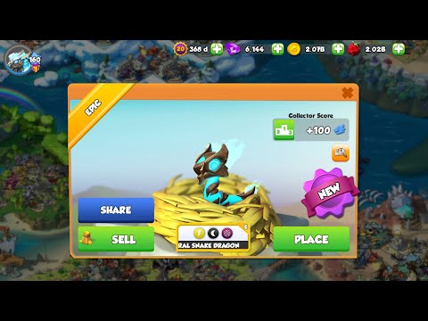 #DML Hatched 4 Shadow Dragons - Dragon Mania Legends