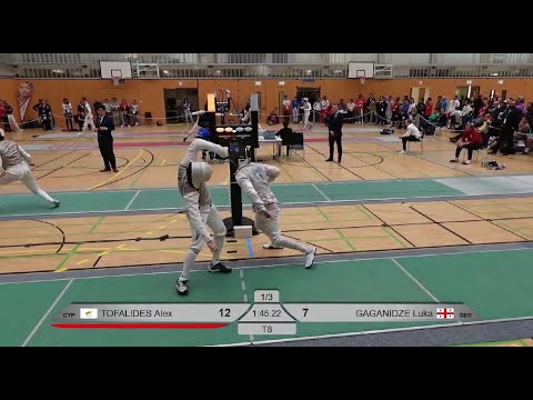 🇨🇾 TOFALIDES Alex vs GAGANIDZE Luka 🇬🇪 | #6Tickets2Paris | Men's Foil - T8