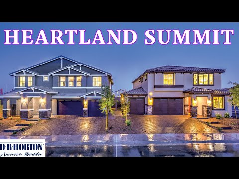 Gorgeous 2-in-1 Homes by DR Horton at Heartland Summit l New Homes for Sale in N Las Vegas