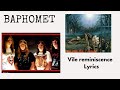 Baphomet : Vile Reminiscence lyrics