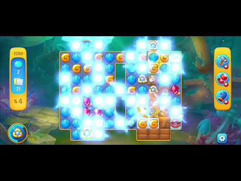 Fishdom gameplay level 2260