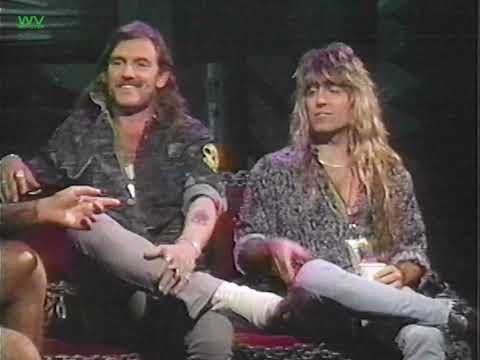 Lemmy Kilmister and Mikkey Dee (Motorhead) on The Headbangers Ball (1992)