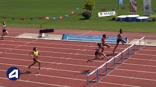 Niort 2018 : Finale 400 m haies Espoirs F (Lucie Kudela en 57''97) Niort 2018 : Finale 400 m haies Espoirs F (Lucie Kudela en 57''97)
