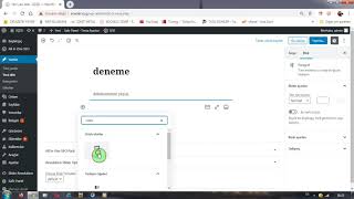 wordpress sayfaya video ekleme