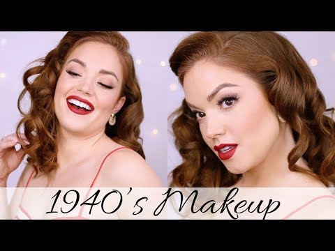 1940s HOLLYWOOD GLAM  |  Makeup Through the Decades!