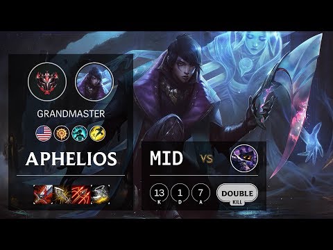 Aphelios Mid vs Veigar - NA Grandmaster Patch 10.6