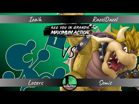 Izaih (Mr. Game and Watch) vs RazzlDazzl (Bowser) - Losers Semis - SUGMA #52