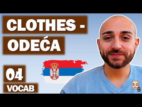 Learn Serbian ★ Clothes - Odeća ★ Vocabulary 4