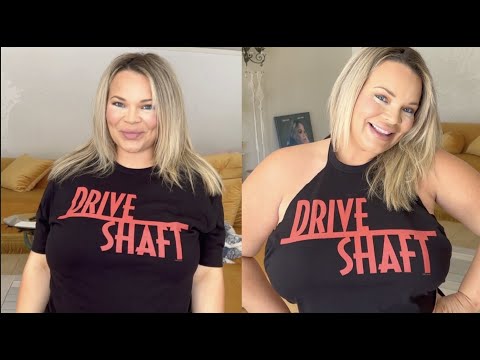 making a halter top out of old frumpy t-shirt