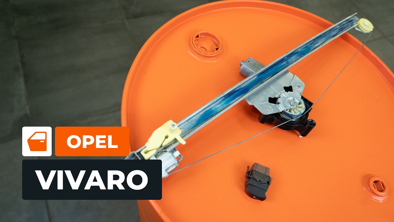 Anleitung: Opel Vivaro A Kombi Elektrischen Fensterheberschalter vorne wechseln