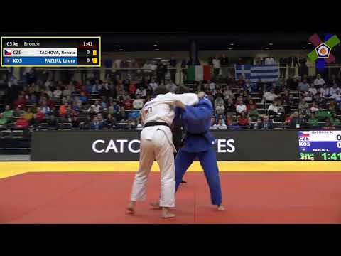 2019 Vantaa Bronze 63 kg Zachová Renata CZE vs  Fazliu Laura KOS