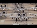 Surge exercise (elephant walk), A-10C Thunderbolt II, HH-60G, HC-130J - Moody AFB, May '17