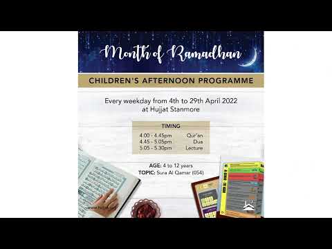 Eve 6th Ramadhan 1443 - 07/04/2022