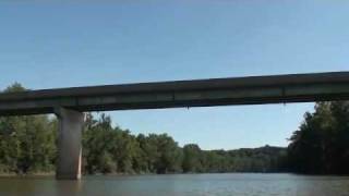 preview picture of video 'Indiana White River Stump Hole Bridge by Doug Brassine'