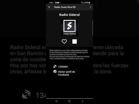 Radio Sideral 1340 AM San Ramón Alajuela Costa Rica