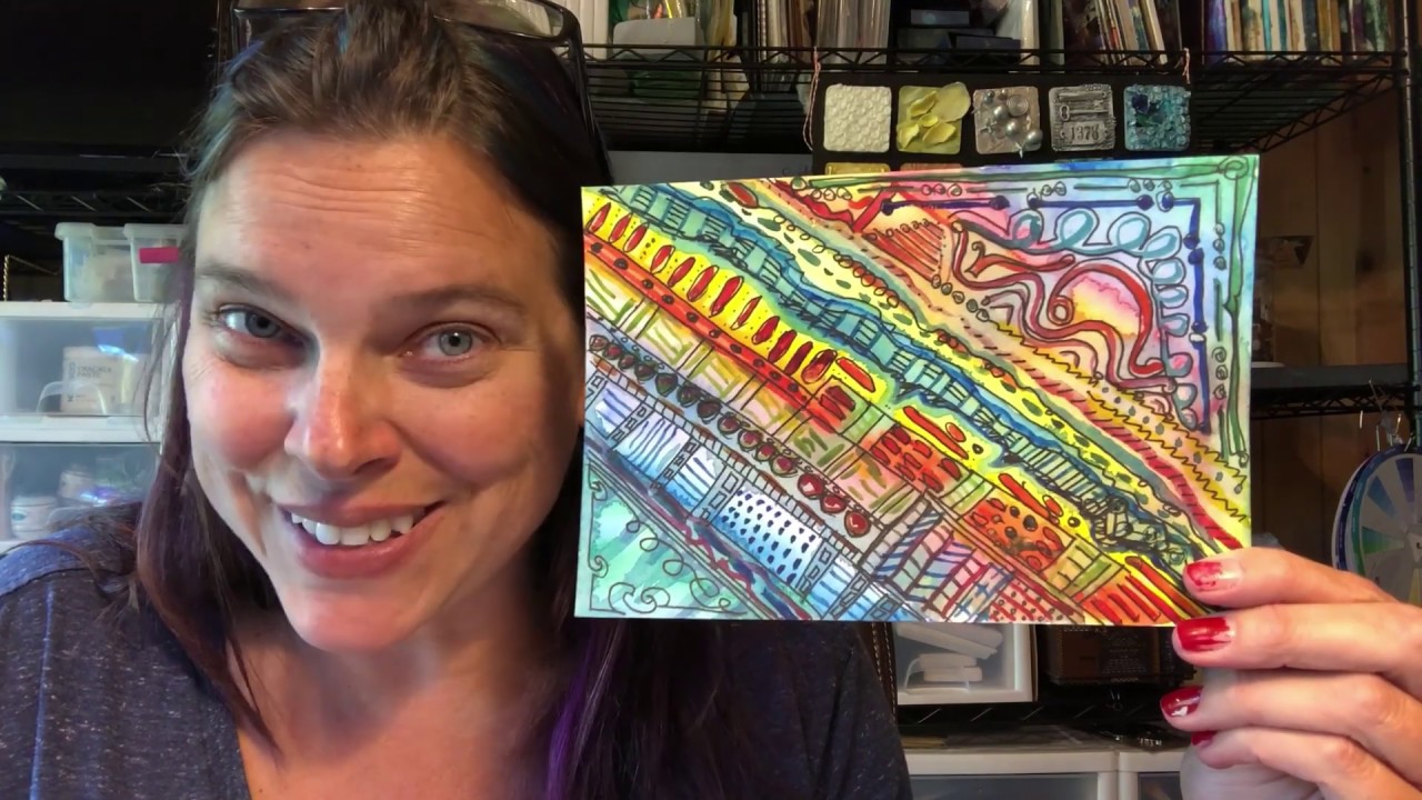 Build a Doodle day 5. Putting it all together, Patterns, Lines, Boarder doodle