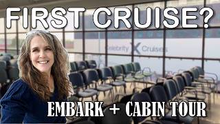 First Cruise? Embarkation Day Step-by-Step | Celebrity Constellation from Tampa + Cabin 8175 Tour