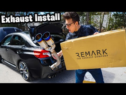 Making The STI LOUDER! - Remark Resonated Catback Exhaust Install! - Before & After