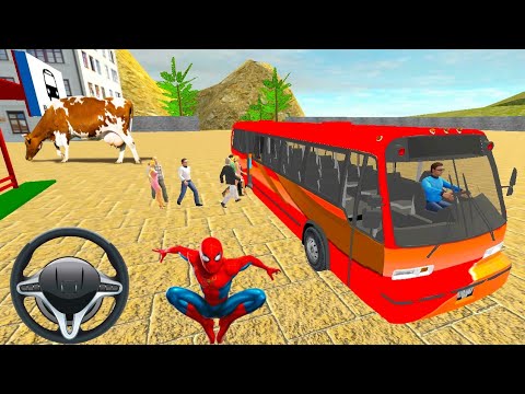 Uphill Offroad Bus Driving Simulator #19 - Tourist Passengers Bus Games - Android Gameplay