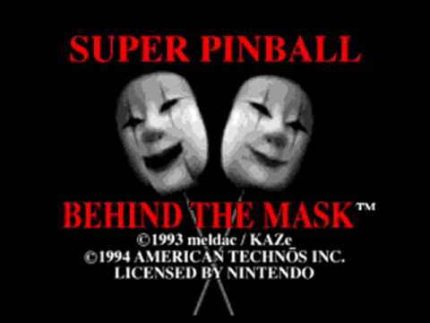 Super Pinball : Behind the Mask Super Nintendo