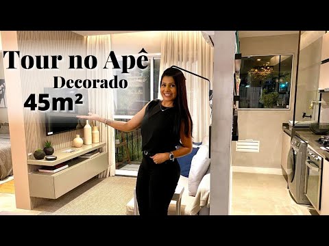 TOUR PELO APÊ | APARTAMENTO DECORADO LINDO 45M2 COM QUARTO INFANTIL | AMANDA ELIS #tourpeloape