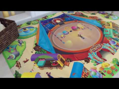 Детский развивающий 3D ковер Цирк Шапито 86028