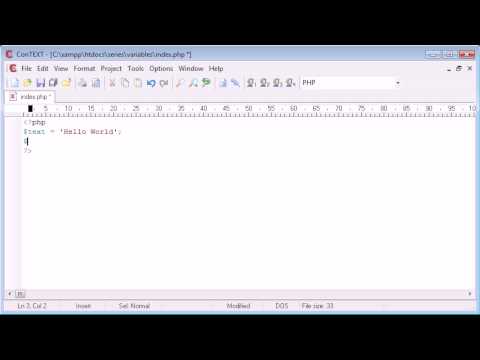 Beginner PHP Tutorial 16 Variables
